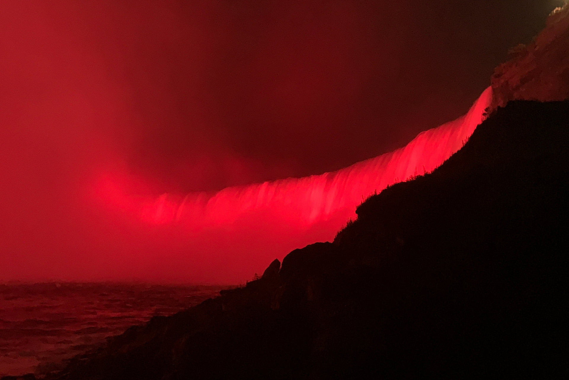 Niagara Parks Power Station at Night